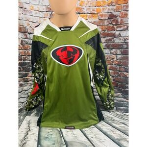 Thor MX‎ Core Performance Outerwear Motocross Jersey XL Men Green Camo